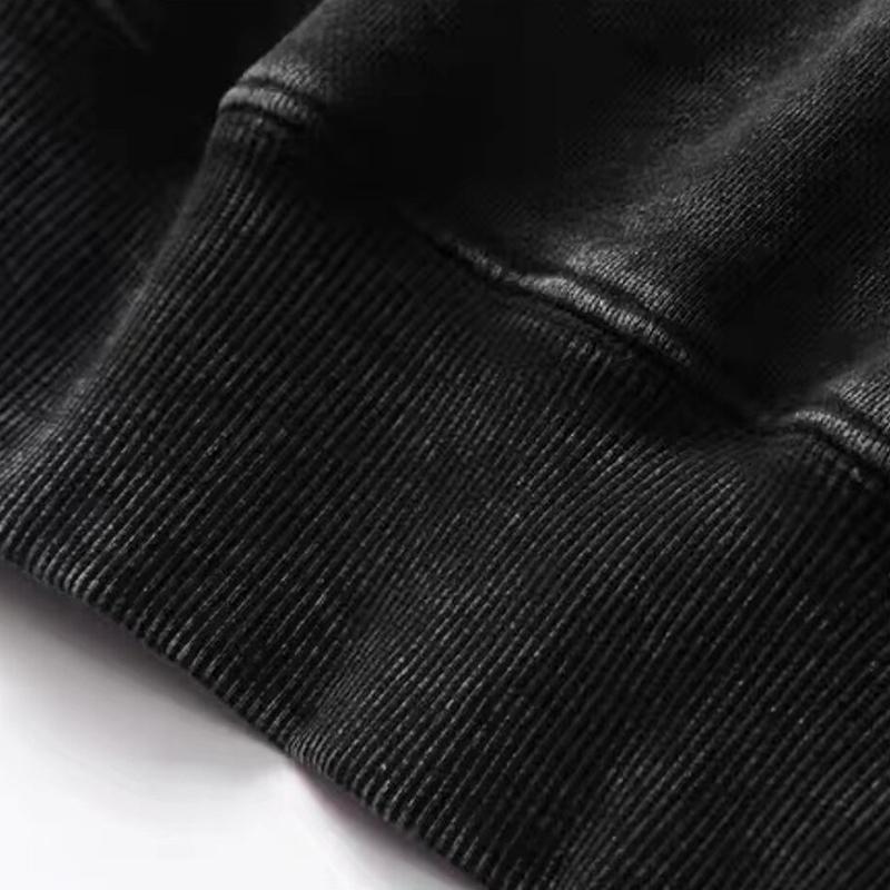 HUNTER×HUNTER Manga Graphic Hoodie Chrollo Lucilfer Washed Oversized Streetwear Long Sleeves Cotton Sweatshirts Men's Clothing