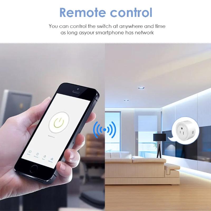 US WiFi Smart Socket Timer with Alexa & Google Home Voice Control