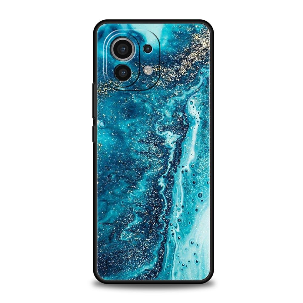 Чехол для телефона для Xiaomi 13 12 11 Lite 12T 11T 10T 9T Mi Poco M4 M3 X4 X3 Pro F4 F3 GT 5G Чехол Мягкий корпус Coque Мраморное искусство Мода