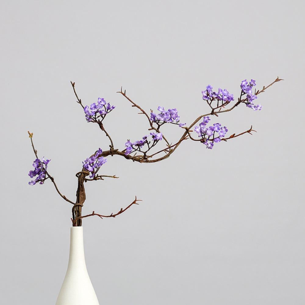 Искусственные ветки вишни 'Real Touch' Реалистичные пластиковые имитации веток сакуры Элегантные ручной работы искусственные цветы