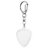 Heart Shaped Guitar Pick Keyring Picks Size Case Guitar Pick Keychain  Musical Accessories