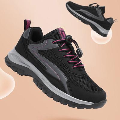 Уличные домашние мягкие эластичные амортизирующие легкие нескользящие женские дышащие сетчатые кроссовки износостойкий протектор легкие кроссовки для бега