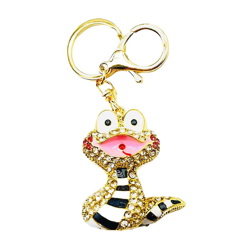 Креативные милые мультяшные бриллиантовые гвоздики капельное масло зодиак змея сплав животные сумки подвески аксессуары креативные подарки