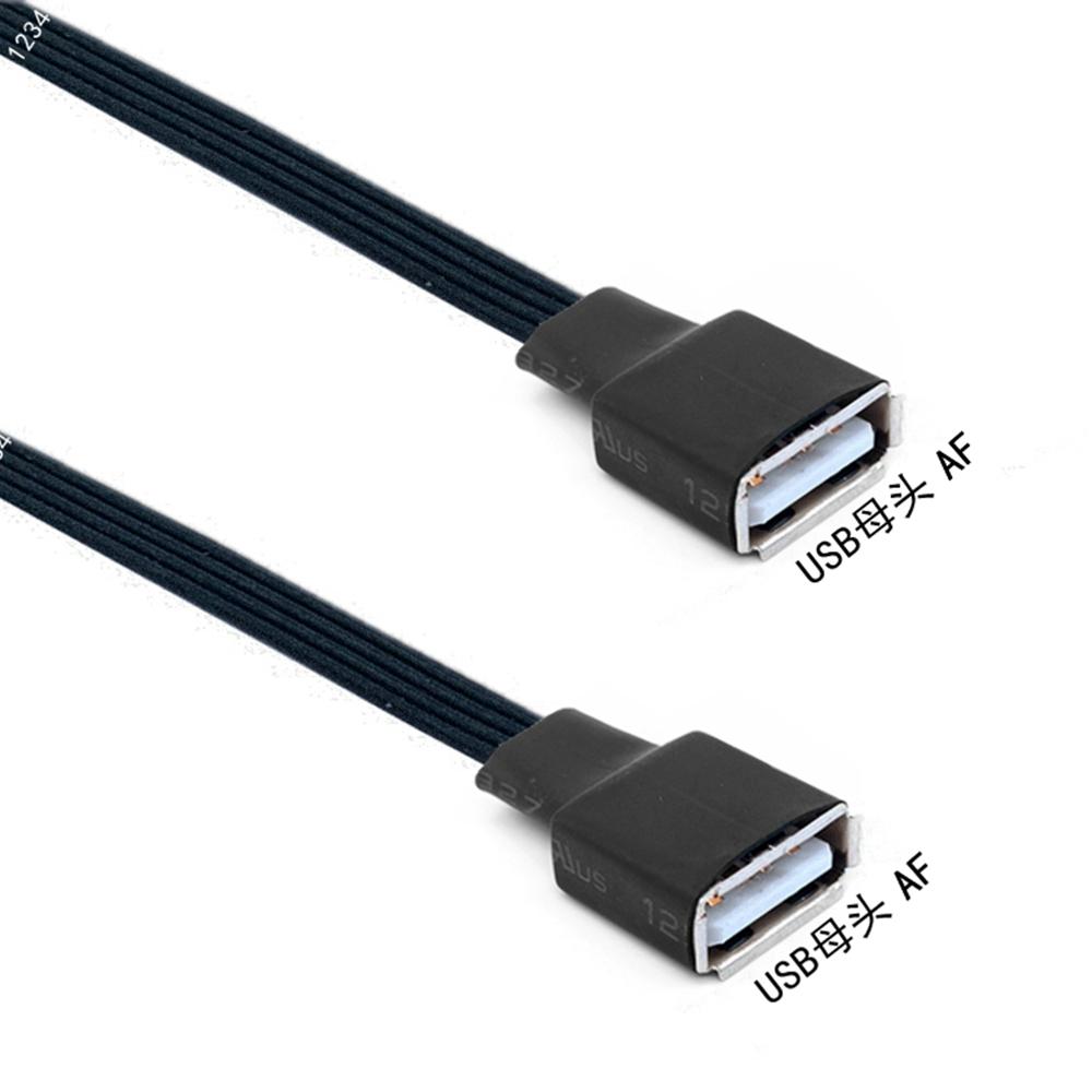 USB 2,0 EINE weibliche panel montieren zu USB EIN mann Bis Unten Rechts Links 90 ° abgewinkelt stecker verlängerung kabel