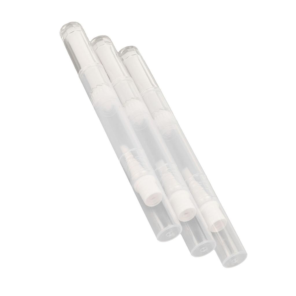 3 шт. в упаковке 2,5 мл прозрачные поворотные ручки пустые вращающиеся многоразовые масло для роста ногтей жидкая ручка с кисточкой