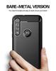 Shockproof Silicone Case for Moto G8 Play Full Protective Soft Phone Cover for Moto One Macro Luxury Carbon Fiber Cases