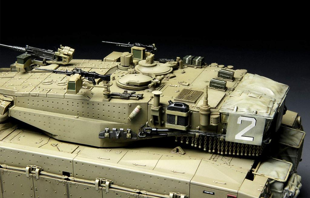 Mon Model Israeli Main Battle Tank Merkava with Mine Plastic Model Kit MTS005 1/35 Mk.3Baz Roller,