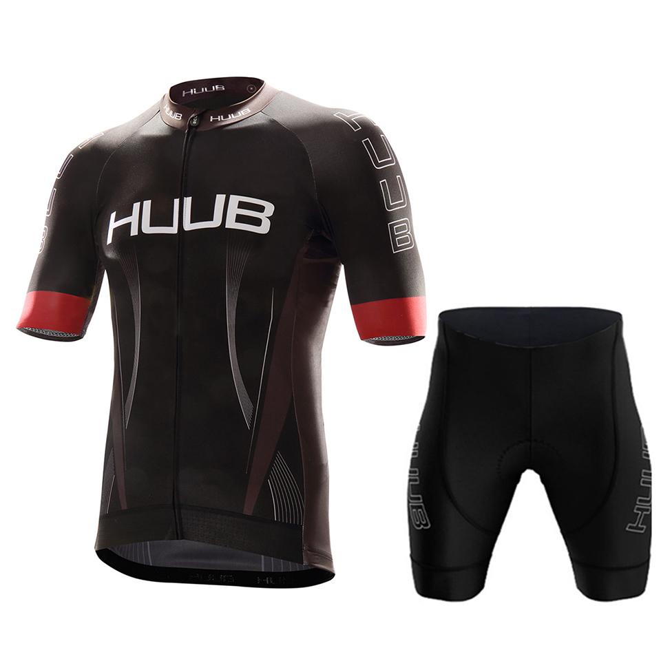 Huub 2026 Мужской велосипедный джерси-сет с коротким рукавом, дышащий, для МТБ, на открытый спорт, с лямками, летняя велосипедная одежда