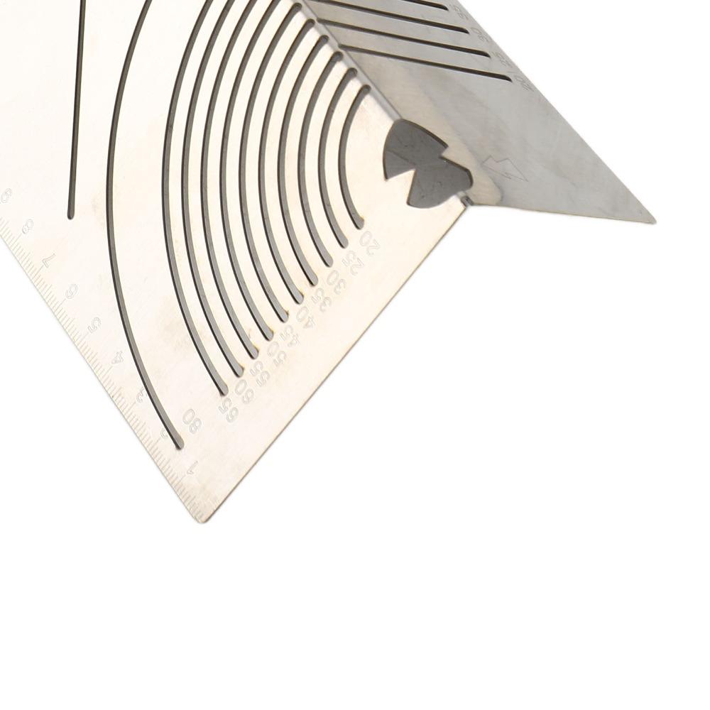 2pcs Stainless Steel Arc Marking Tool Multi Functional Linear Arc Scriber Pipe Cutting