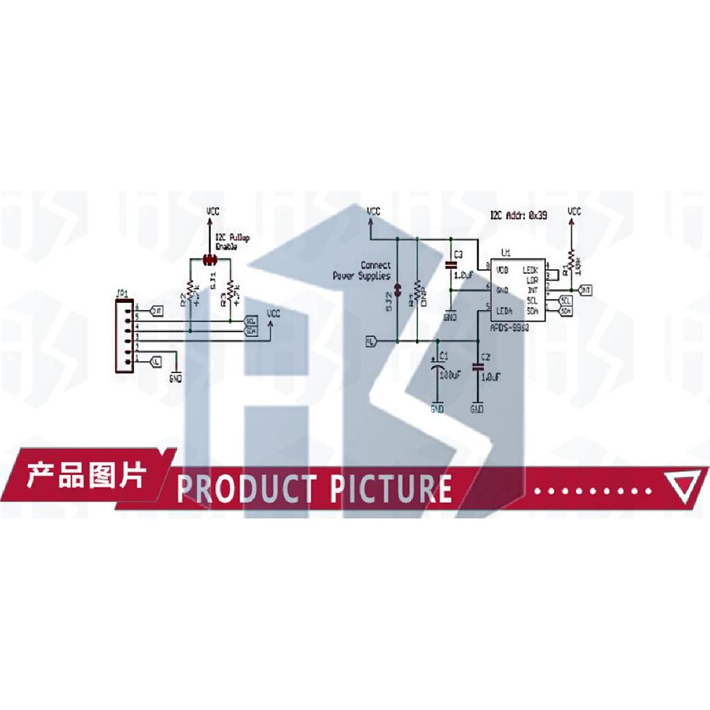 Non-contact detection of proximity and gesture and posture RGB sensor APDS-9930 APDS-9960