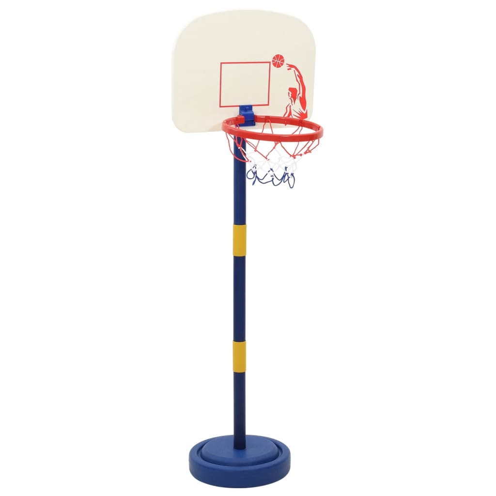 Adjustable Basketball Hoop with Stand Ball & Pump 90 121 cm