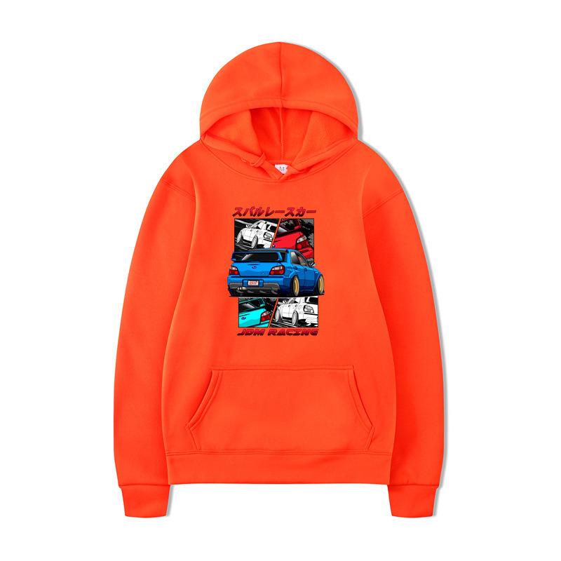 Initial D Hoodie Men Women Harajuku Aesthetic RACING Hoodie Long Sleeve Sweatshirts Women Casual Pullovers Sudaderas