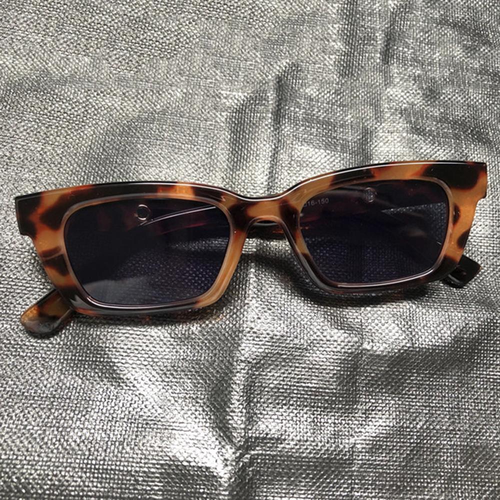 Модные винтажные прямоугольные панк-солнцезащитные очки для женщин и мужчин, персонализированные ретро солнцезащитные очки, трендовые очки, UV400, солнцезащитные очки