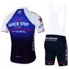 Комплект велосипедного трикотажа Quick·Step MTB Maillot, летняя альфа-виниловая одежда для велоспорта, рубашки для шоссейного велосипеда, велосипедные топы, Ropa Ciclismo