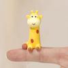 3D Desk Toy Giraffe Screen Figurine Lying Animal Giraffe Ornament Model  Auto Interior