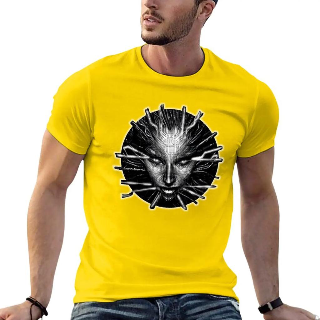 New SHODAN System Shock TShirt shirts graphic tees heavyweights Unisexs tall t shirts
