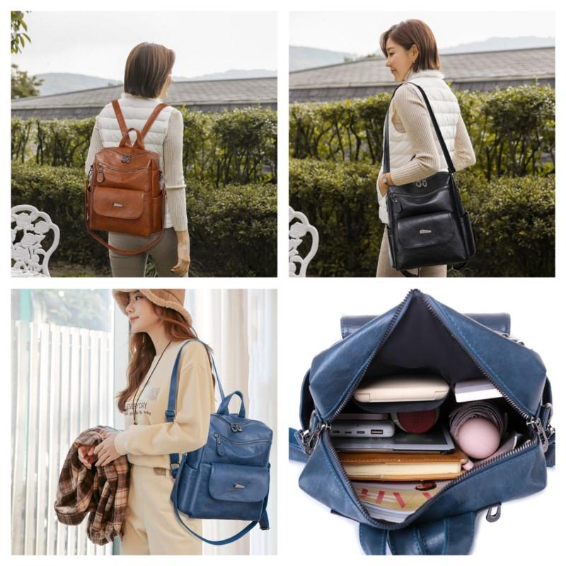 Модный женский рюкзак, женский рюкзак из искусственной кожи, женская школьная сумка, дорожные рюкзаки, многофункциональные сумки на плечо