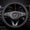 Кожаная накладка на руль автомобиля для Mercedes-Benz GLE S GLE GLS G GL CL ML R SL GLK 400 450 500 350 320 580 38см Аксессуары
