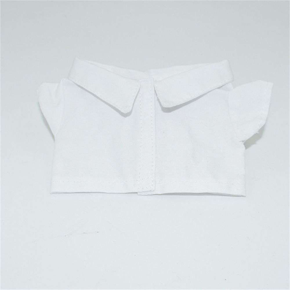 Gift 20 cm Stripes Short Sleeve Black White Doll Clothes Doll Plush Clothing Doll Shirt Doll Pants