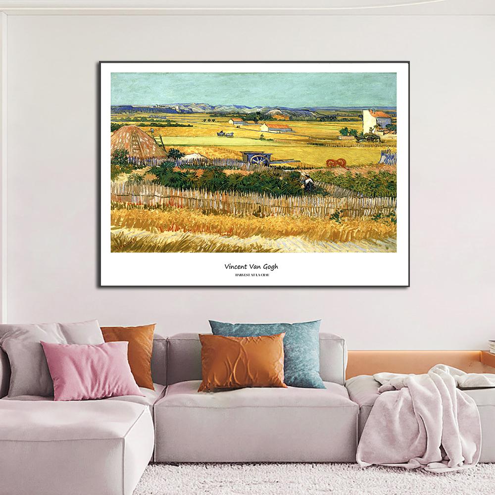 Van Gogh Canvas Painting Famous Starry Night Poster Wall Art Pictures Almond Blossom Posters And Prints For Living Room Home Decor No Frame