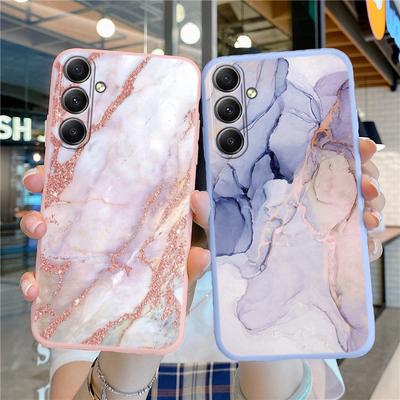 Мраморный узорчатый мягкий силиконовый чехол для Samsung A55 M35 S24 FE Xiaomi Redmi Note 13 Pro iPhone Huawei Honor Realme Camera защитный противоударный чехол