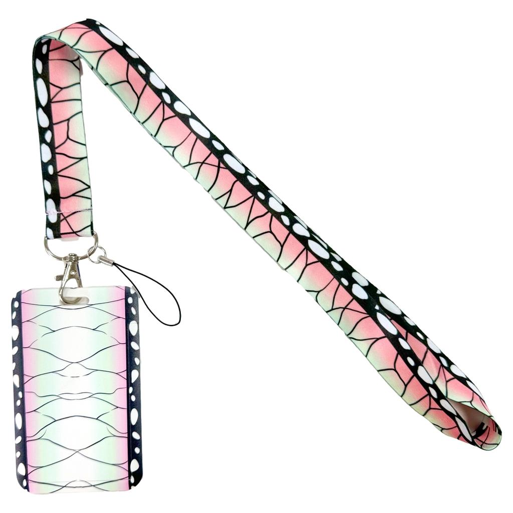 Аниме Шнурок Держатель для Бейджа Брелоки На шею Для Пропуска Держатель для Банковской Карты Ремешки Аксессуары Брелок для Мобильного Телефона