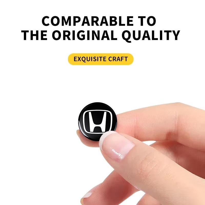 2/5/10Pcs 14MM Remote Car Key Stickers Emblem Accessories for Honda Civic Xrv Hrv Crv Brv City Accord Fit Jazz Insight Pilot Passport Stepwgn