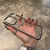 Korean Style Bow Electroplated Edge Case for Apple 11/12/14/15/16/17/16 Pro Max