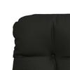 2 piece high backrest cushion set VIANEN 100percent  polyester black