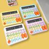 Cute Color Calculator Voice Calculator 12 Digit Large LCD Display Buttons Mechanical Keyboard Office Students Calculator