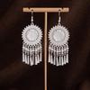 Серьги с кисточками из серебра Мяо: Этнический стиль, Модная гипербола, Дизайн легкой роскоши