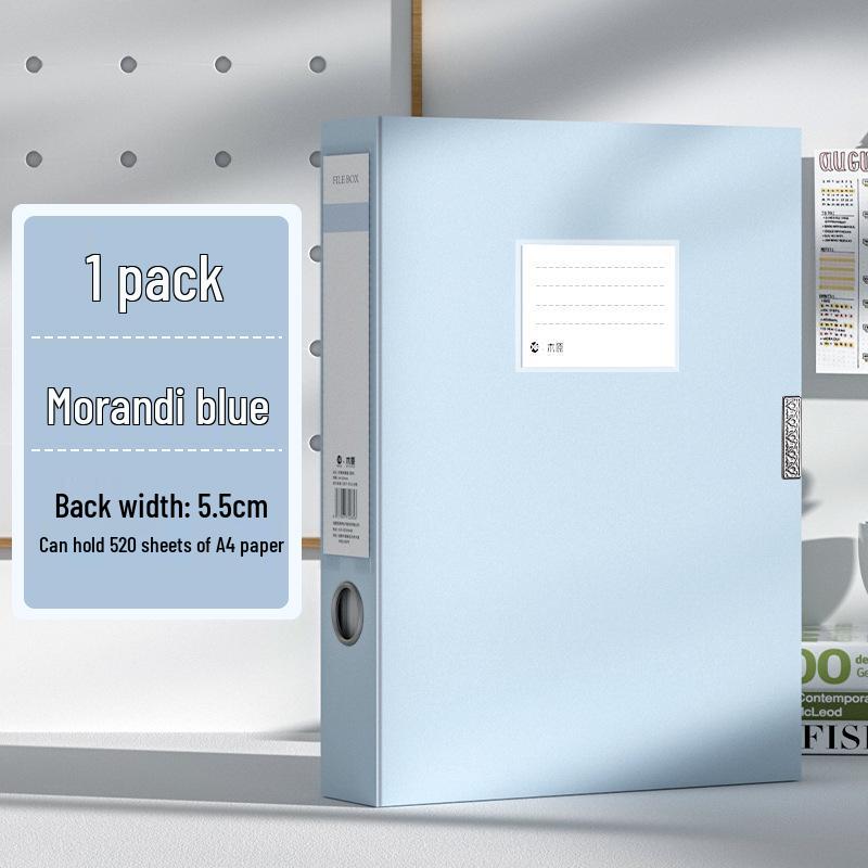 Архивный бокс формата А4, толщина пластика 55 мм, для офисных и бухгалтерских документов.