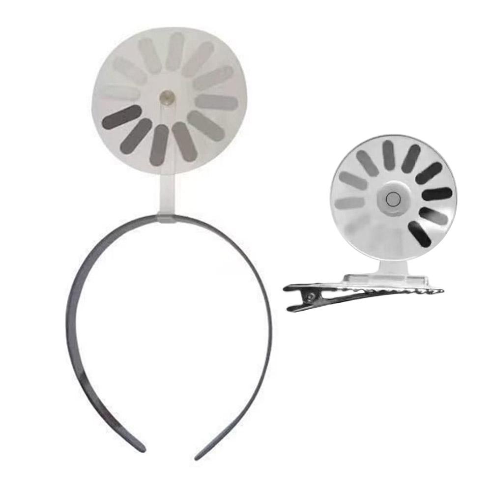 Креативный набор повязок/заколок для волос для женщин и девушек, вращающиеся забавные повязки для волос с надписью "Загрузка мозга", заколка для волос, реквизит для вечеринок, аксессуар