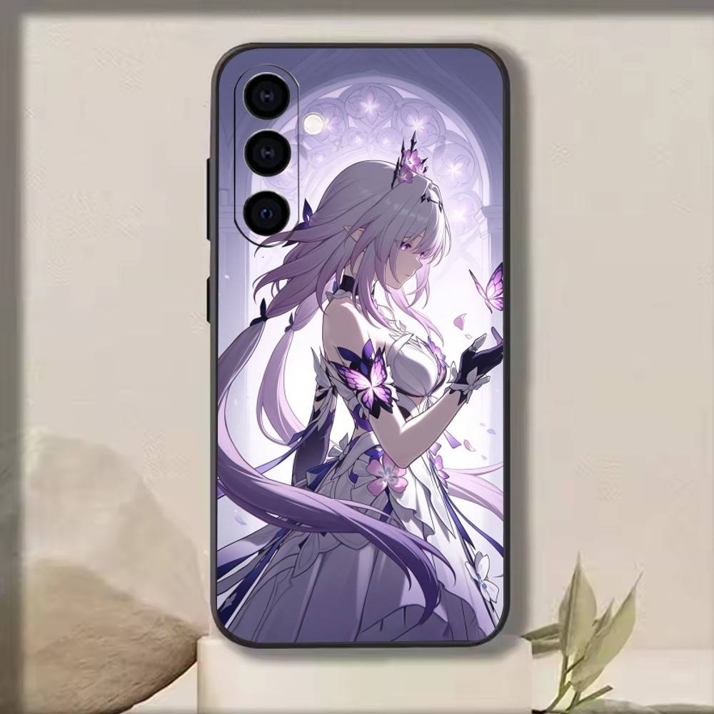 Honkai Star Rail   Чехол для телефона для Samsung Galaxy A73,A72,A71,A70,A53,A52,A51,Другие Мягкий черный чехол