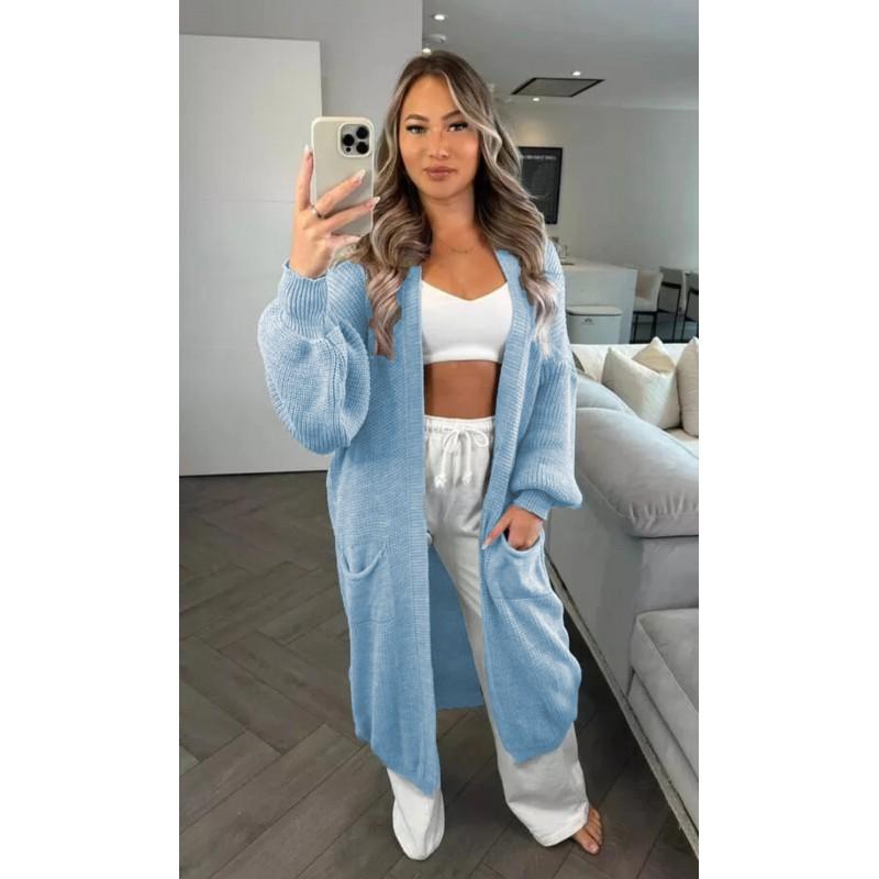 Womens Oversized Longline Knit Cardigan Sweater Loose Fit V-Neck Plus Size Open Front Coat Winter 2026