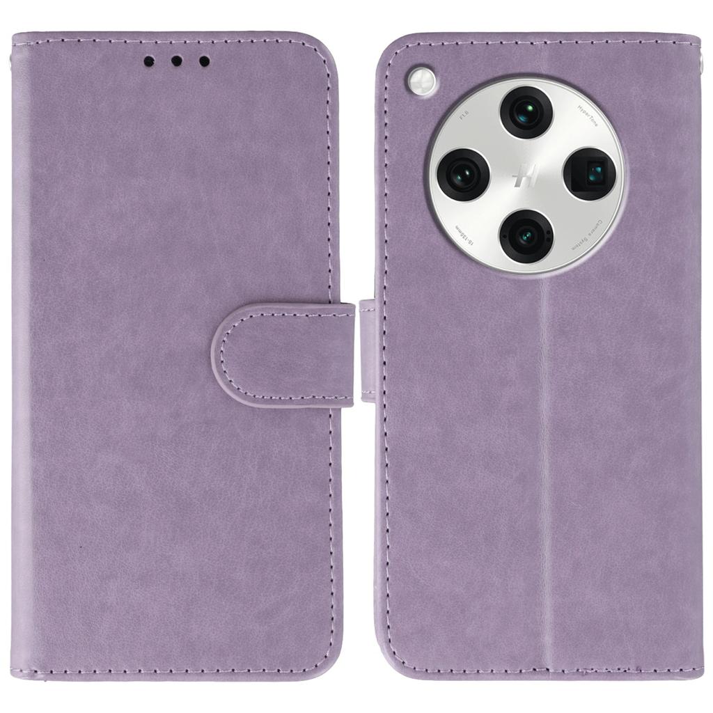 Для Oppo Find X8 Pro 5G Чехол из ПУ кожи Книжка-кошелек Чехол для телефона с ремешком