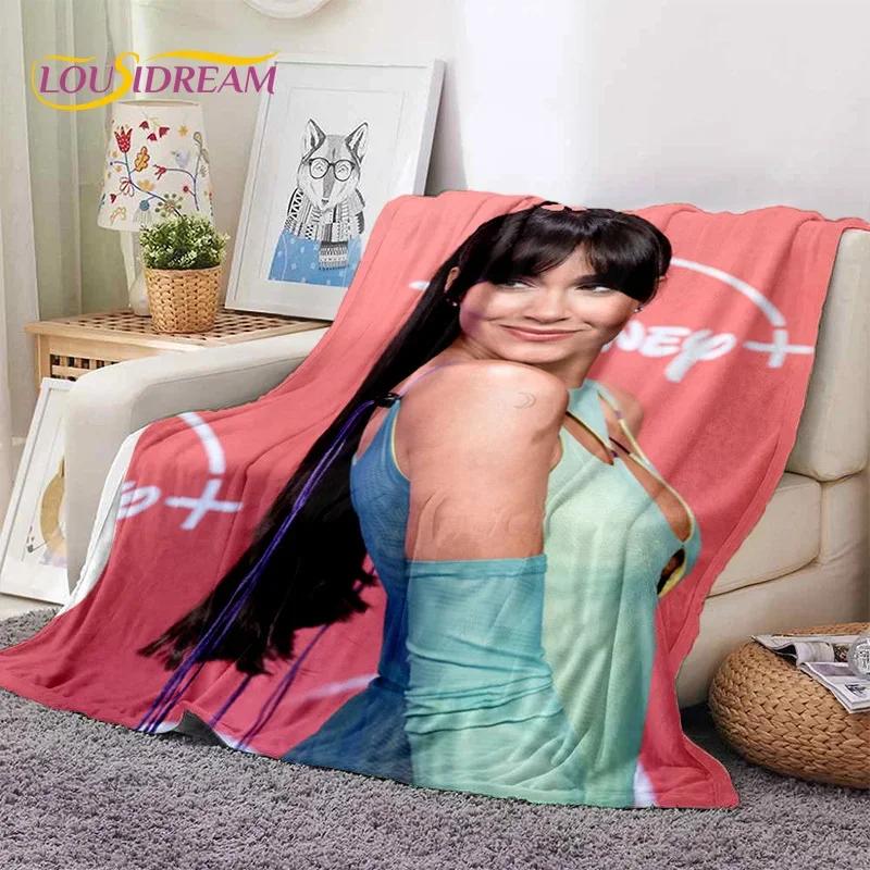 3D Cute Aitana Spanish Singer Soft Flannel Blanket for Beds Bedroom Sofa Picnic,Throw Blanket for Cover Outdoor Leisure Nap Gift