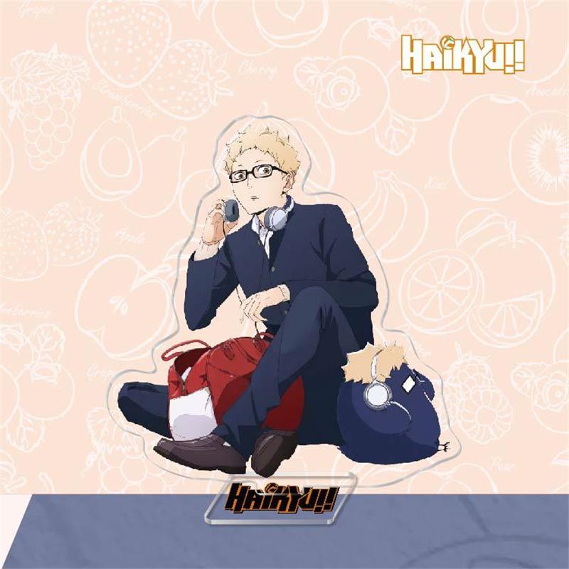 Мультфильм аниме Haikyuu косплей стенд модель пластина Хината Сёё Кагеяма Тобио Кенма Кодзуме акриловые фигурки Стенди Декор стола