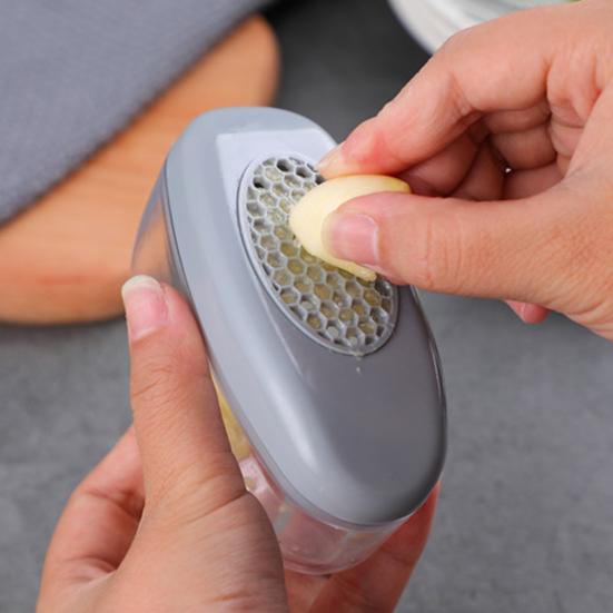 Чеснокодавилка 2-в-1 Ручная Прессовочная Съемная Маленькая Бытовая Чеснокодавилка для Кухни