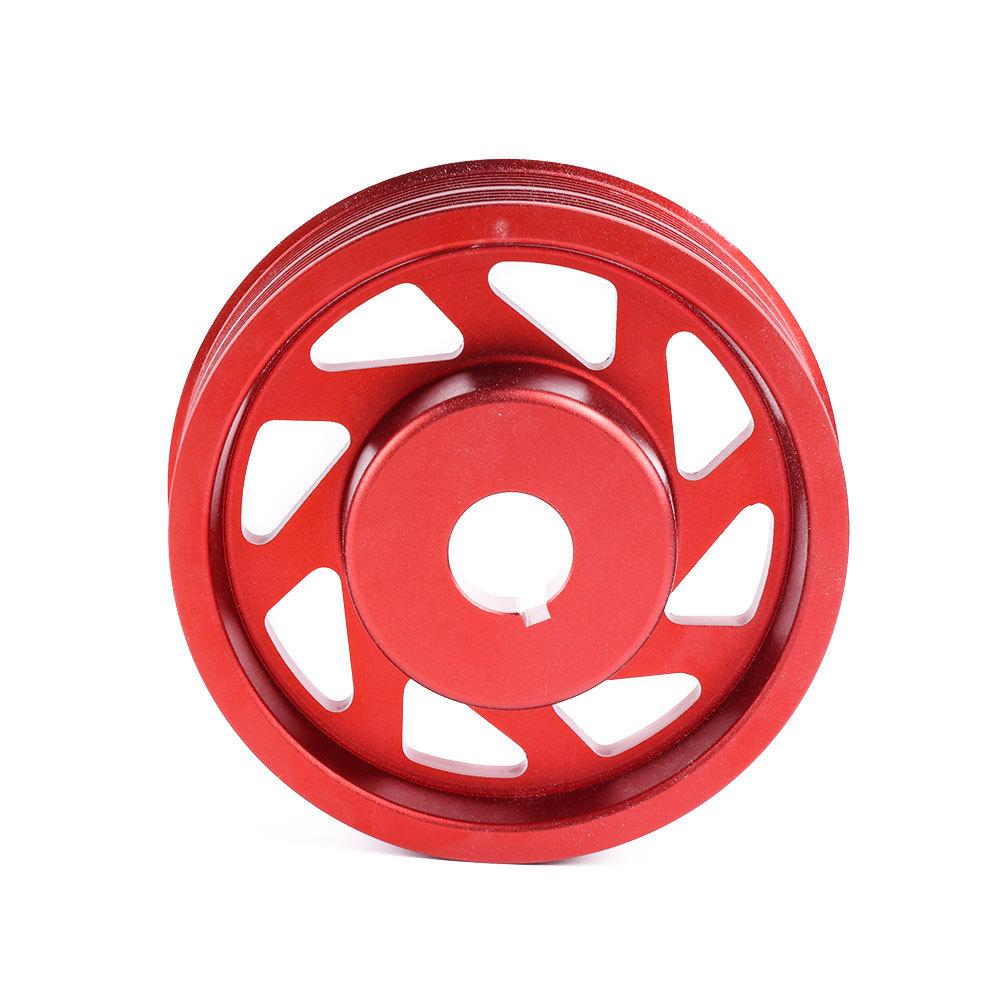 Lightweight Aluminum Crank Pulley for Subaru WRX, STI, and Legacy