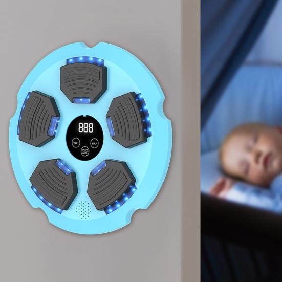 Музыкальный боксерский тренажер Настенный Bluetooth-совместимый электронный смарт-светодиодный боксерский тренировочный мишень для бокса Оборудование для тренировок в домашнем спортзале