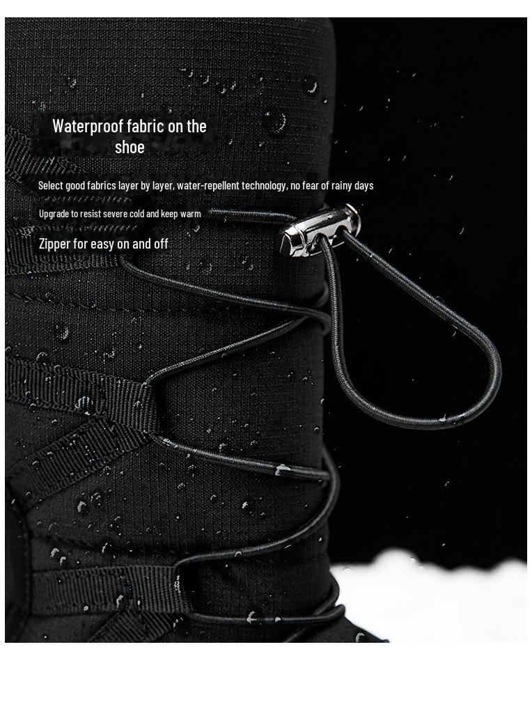 Мужские зимние ботинки Northeast Large с бархатной подкладкой — толстая, теплая хлопковая обувь для походов на свежем воздухе