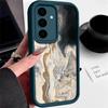 Для Samsung S24 FE S23 Ultra S22 Plus S21 S20 FE A55 A54 A52 A34 A15 A14 чехол противоударный чернильный мраморный текстура мягкий силиконовый чехол для телефона