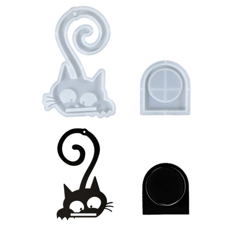 Силиконовая форма для настенного подсвечника в форме кошек, ручная работа, форма для домашнего декора, материалы для изготовления ювелирных изделий