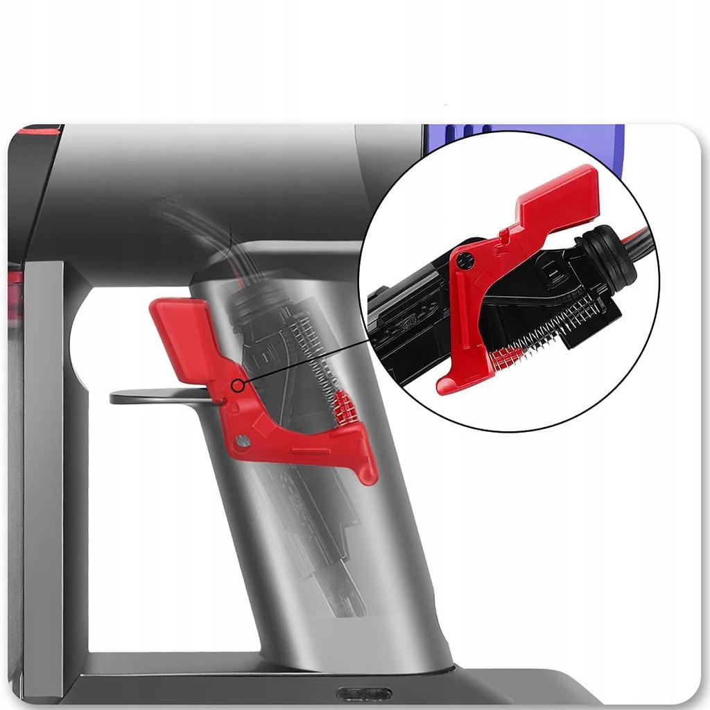 PowerFix Trigger V-Red – Wzmocniony Przycisk Spustu do Odkurzacza Dyson | Kompatybilny z V10, V11, SV12, SV14 | Wysoka Jakość Wykonania