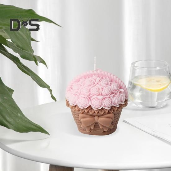 3D букет роз, силиконовая форма, сделай сам, форма цветка, антипригарное покрытие, сделай сам, домашняя ароматерапия, изготовление свечей, гипсовая форма, украшение дома, свадебный подарок