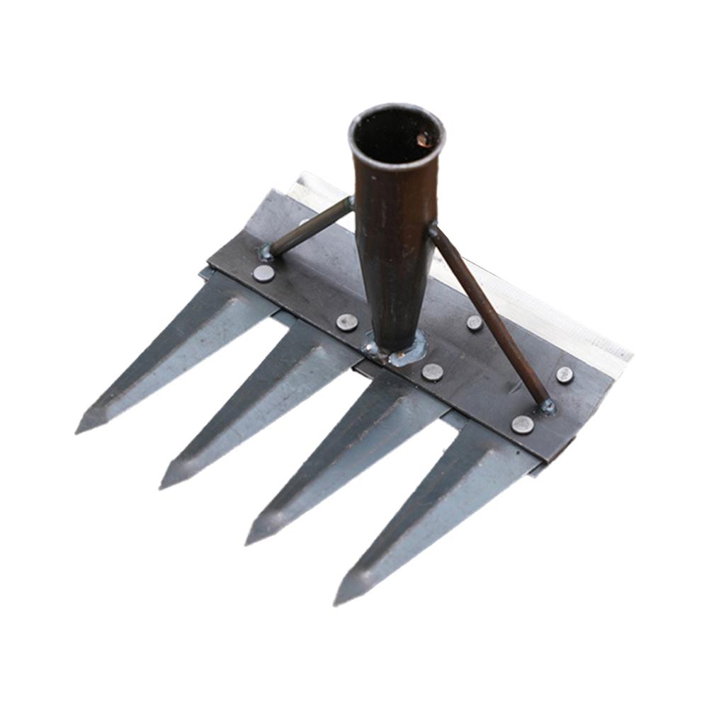 2/3/4/5/7 Teeth Heavy-Duty Steel Garden Hand Weeding Rake Tools Complete Weeding Multifunctiona Z5M7