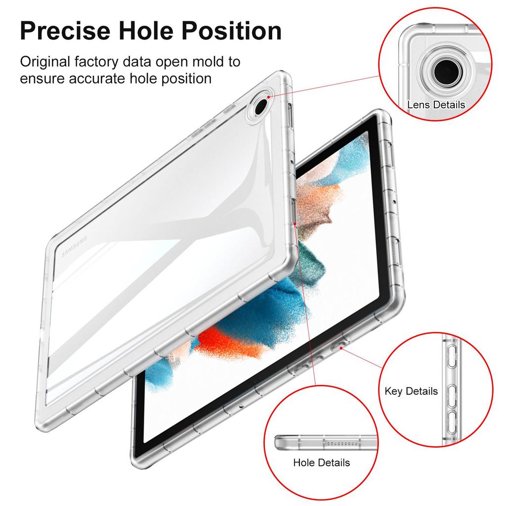 Мягкий чехол из ТПУ для Samsung Galaxy Tab A8 10,5 X200 A7 T500 Lite t220 8,7 T290 2019 для S8 X700 S7 T870 S6Lite 10,4 P610 P619 P613