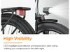 HILLMILES MileCity 1 Straddle Electric Bike: 80-100 km range, 20" wide tires, Shimano 7-speed gearbox, IPX4 - Urban commuting