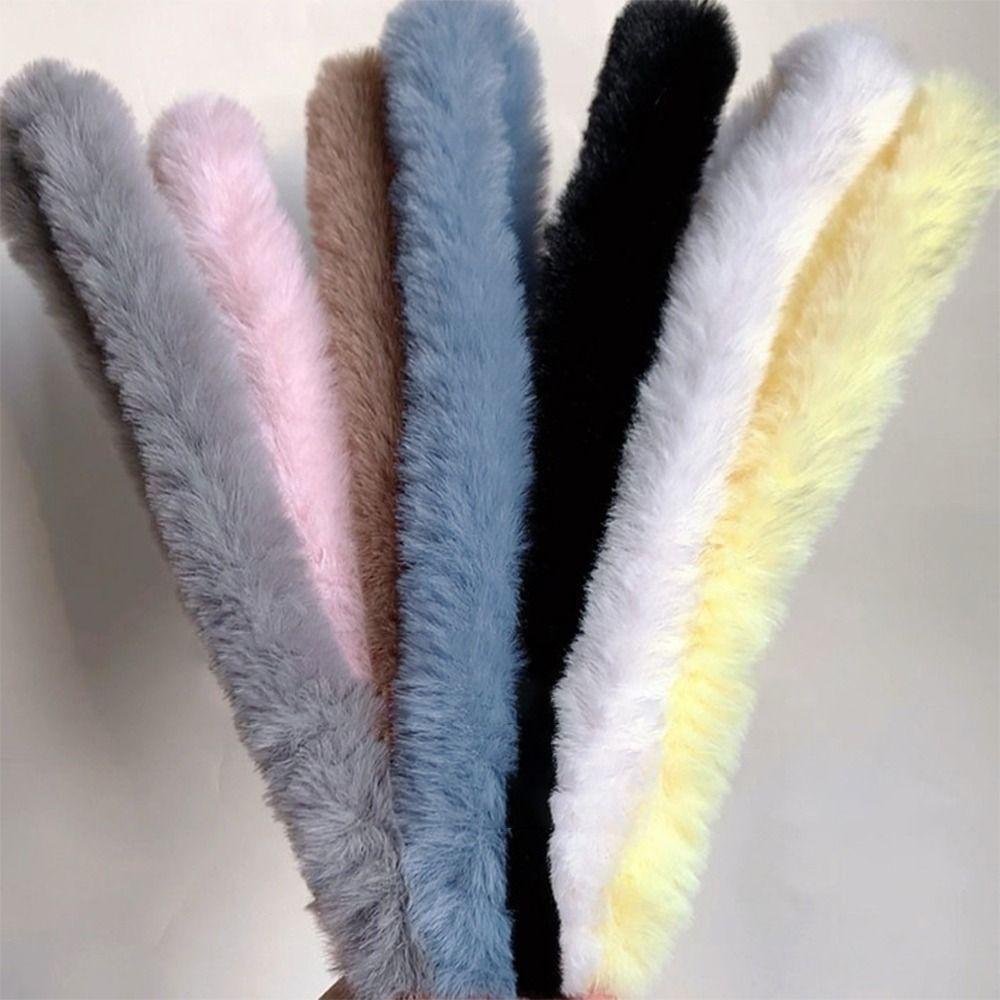 Плюшевая кроличья шерсть, скручивающаяся палочка, полоска, пушистая отделка, скручивающаяся палочка, искусственный мех, лента, сценический костюм, сделай сам, скручивающаяся палочка